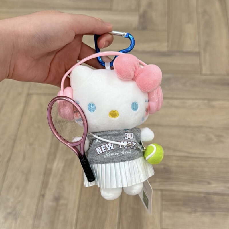 正版棒球HelloKitty包包挂件毛绒卡通可爱玩偶钥匙扣装饰品送礼物|undefined