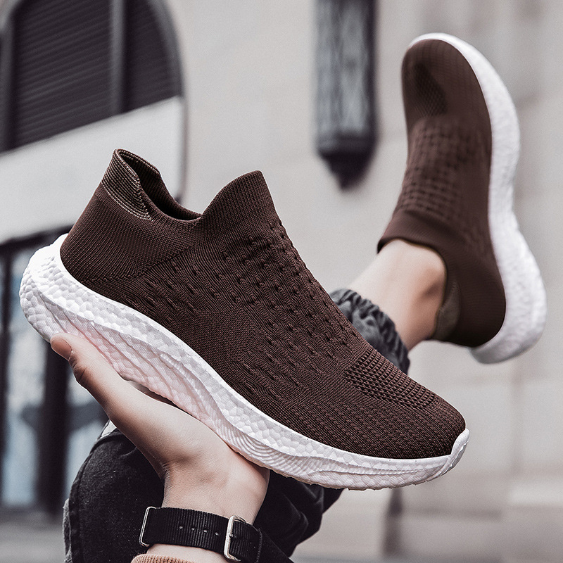 Puha talpú zoknik, csúszásgátló, plus size cipők, légykapott férfi cipők, popcorn pároknak való sportcipők_voghion.com