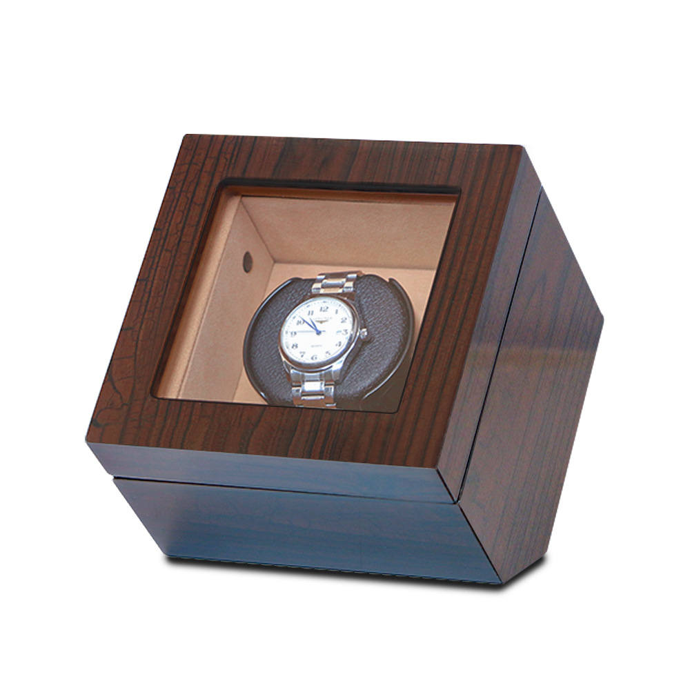 Single Watch Automatic Watch Winder Mechanical Watch Home Watch Winder Self-Winding Device Swing Device Oem Custom Watch Box