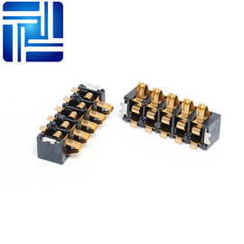 厂供5p弹片式电池座连接器 2.5间距 短形塑高3.8H BC- 15公座