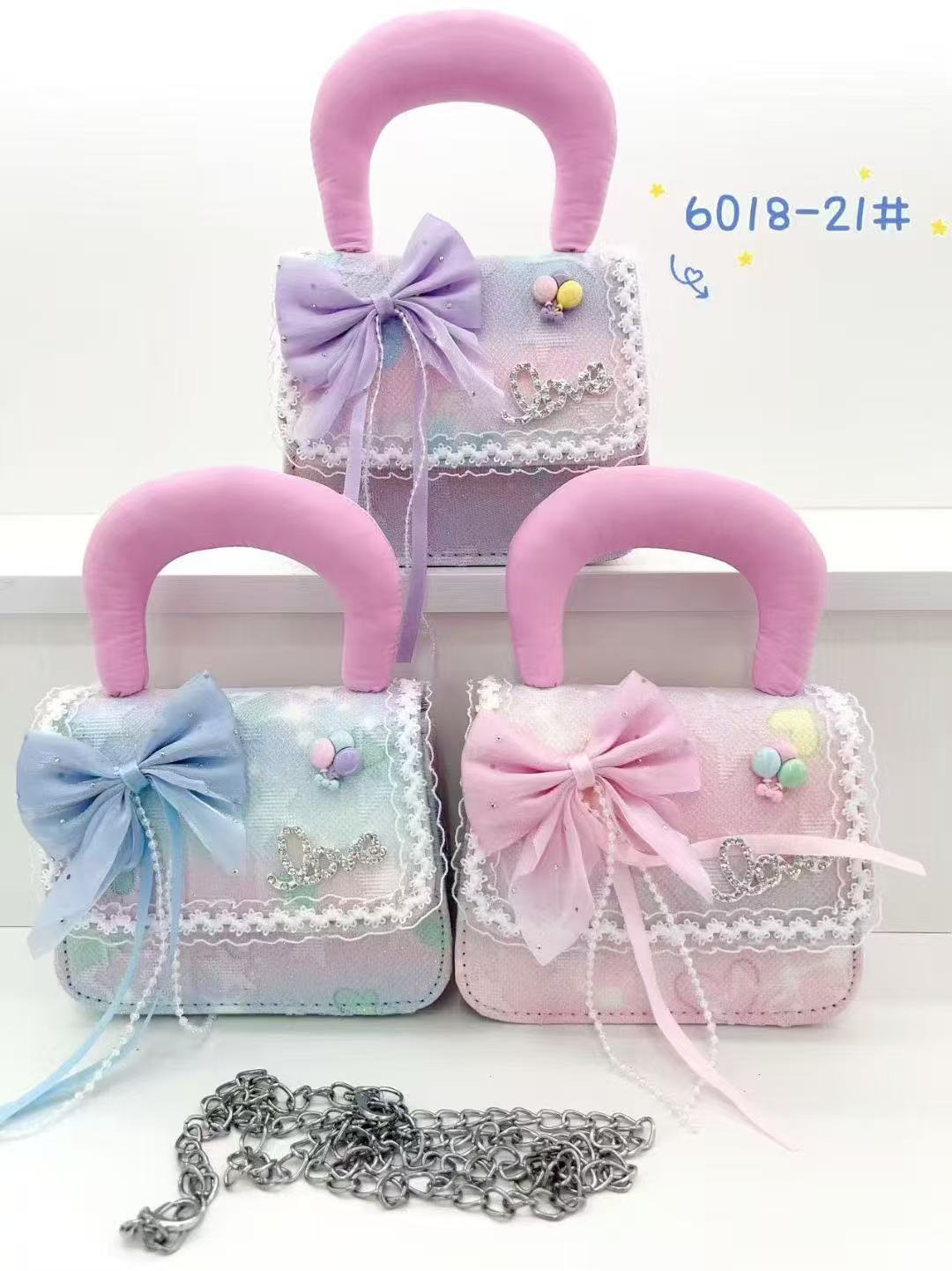 Bolso de niñas regalo de Año Nuevo bolso de hombro para niños 2025, nuevo estilo princesa bolso de mano extranjero gradiente versátil bolso de mochila