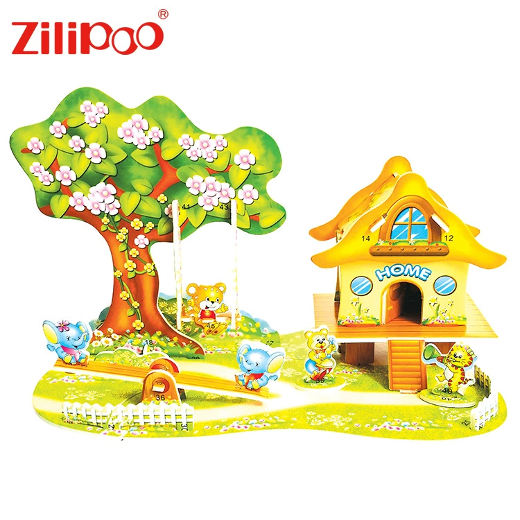 Three dimensional brainteaser, smart toy, 3D, early education, DIY