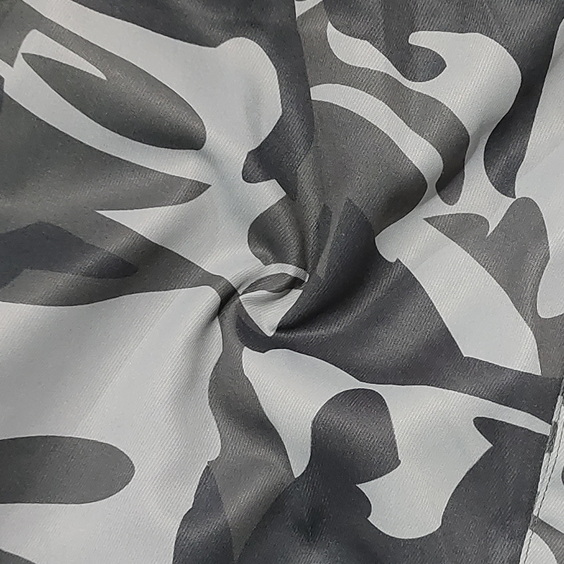 Herrenbekleidung Gewebte Stoffhose mit Kordelzug und mehreren Taschen, einfarbig, lässige Arbeitshose_voghion.com