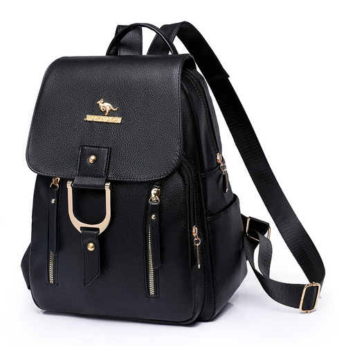 Ladies Double Shoulder Bag High-Quality Multifunctional Large Capacity Backpack 2025 Spring Stylish Fashion Casual Bag