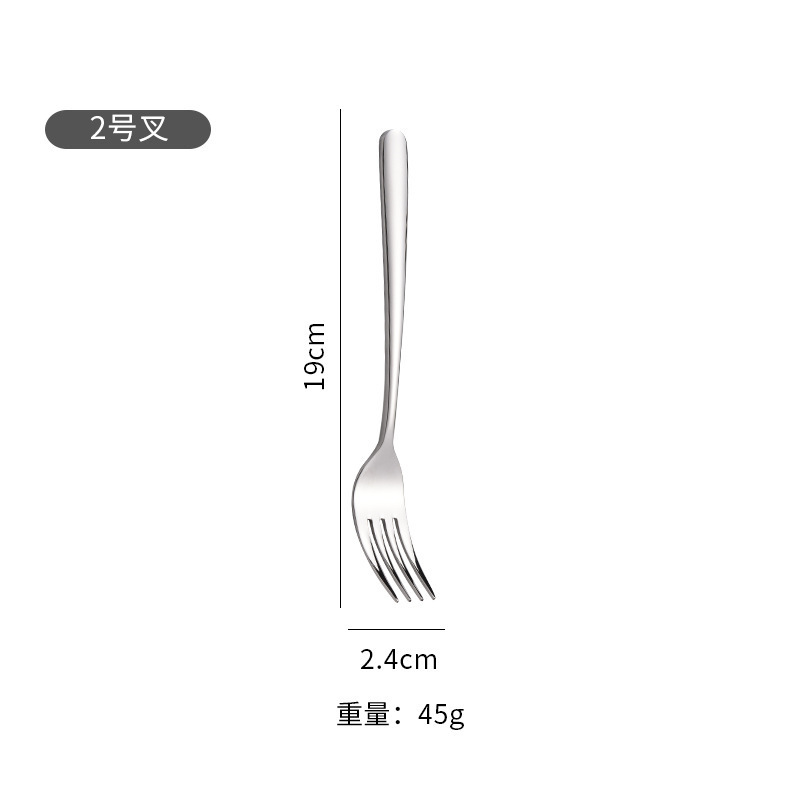 304エレガントステンレス食器厚手洋食ステーキナイフとフォークセットホテル食器ステンレスナイフとフォーク|undefined