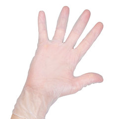 Inco Disposable PVC Gloves Waterproof Home Use for Housekeeping and Hygiene, Thick, Powder-Free Protective Examination Gloves