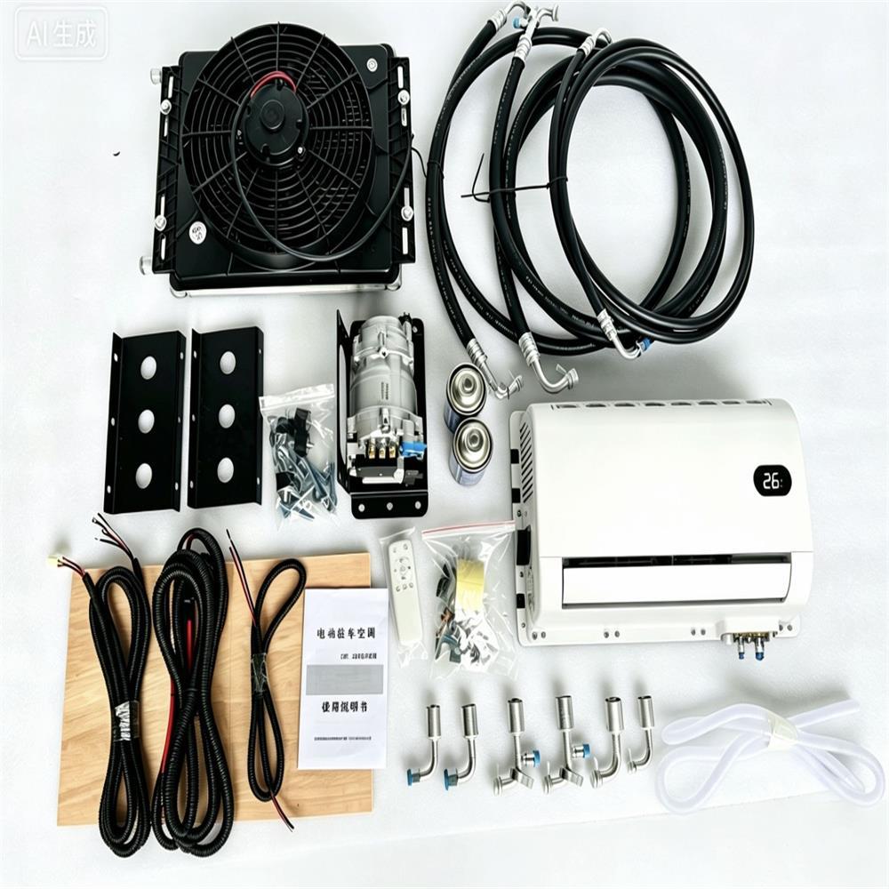New Model Hidden Split-Type Parking Air Conditioner, 24V Dc Inverter Silent Indoor Unit, 12V for Trucks