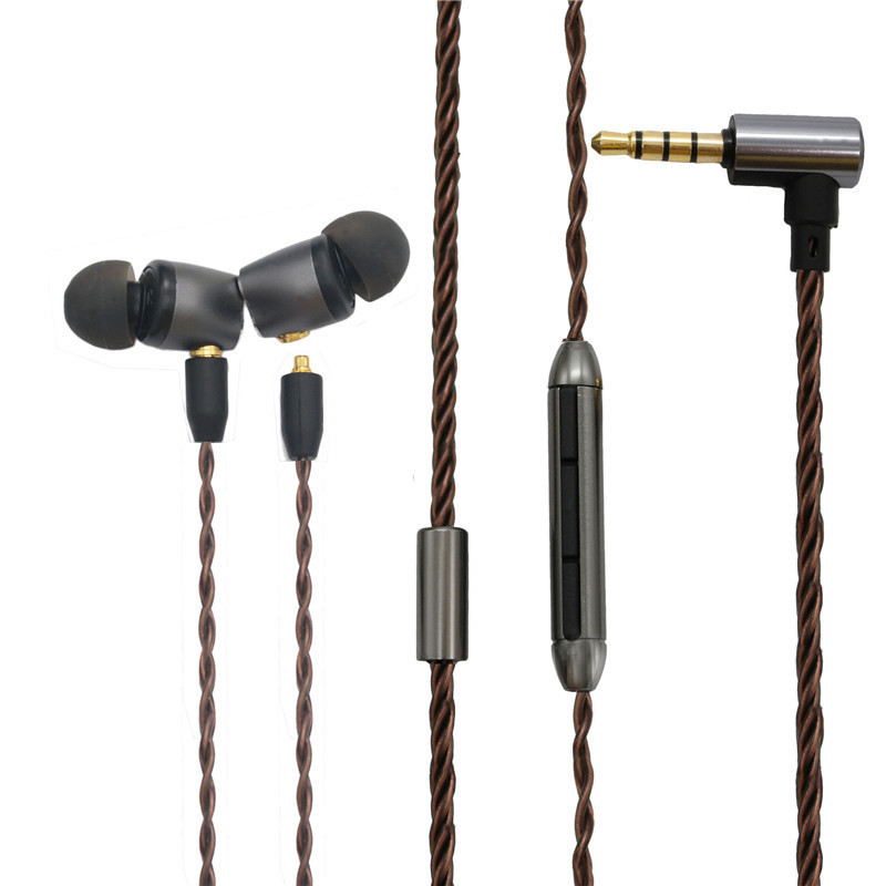 New Product with Adjustable Sound and Microphone, Detachable Mmcx Metal Headphone Interface, Similar to Shure