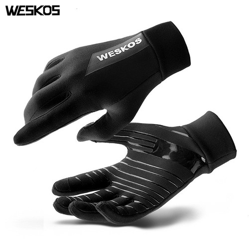 Selected Winter Outdoor Sports Warm Gloves, Bicycle Riding Touch Screen Anti-Slip Anti-Cold Anti-Wind Running Gloves