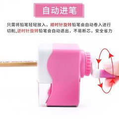 Hand-crank pencil sharpener automatic lead feeder cartoon pencil sharpener for children, primary school students, pencil sharpener wholesaler