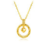 Retro advanced necklace, light luxury style, high-quality style, 750 sample gold, Birthday gift