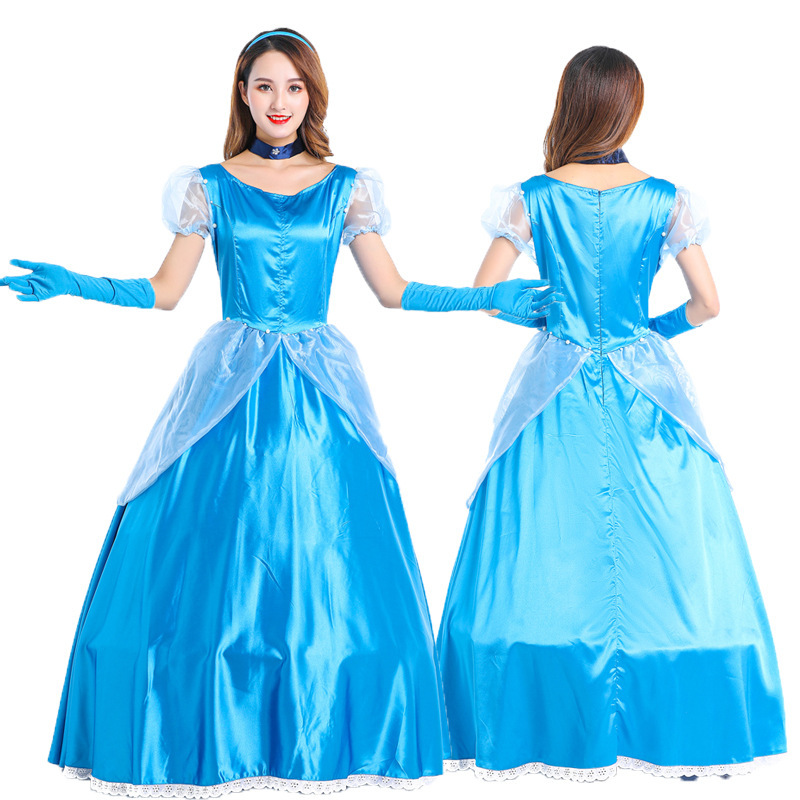 Halloween Grimm Fairy Tale Cinderella Cinderella Princess cosplay Costume New Adult Stage Performance Costume