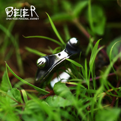 beier新款復古不鏽鋼動物戒指飾品 歐美個性青蛙造型鈦鋼指環批發