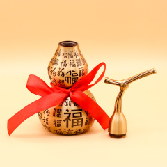 純黃銅銅葫蘆擺件開口百福招財葫蘆家居辦公室裝飾工藝禮品批發