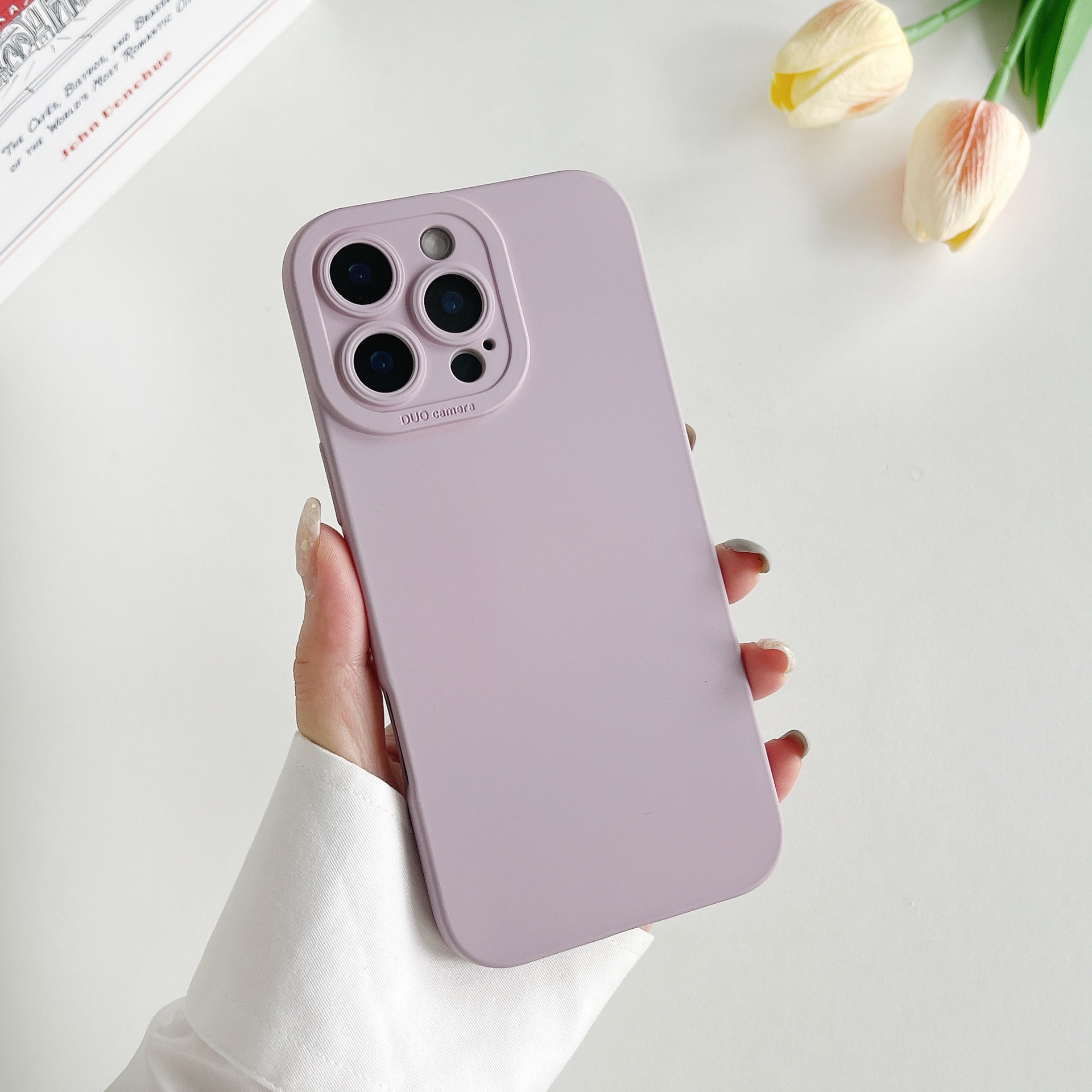 55g Weight iPhone Applicable Brands Phone Cases Classification tpu Material Solid Color Pattern Simple Style Style Tpu Solid Color Simple Style Phone Cases Phone Accessories 2
