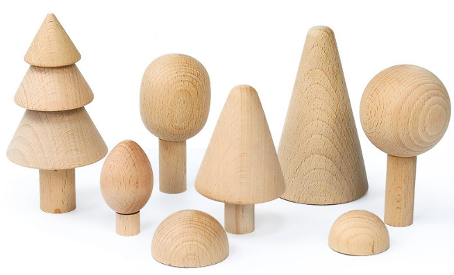 Bloques de construcción de madera grande del arco iris de los niños Jenga rompecabezas creativo Jenga adornos bebé educación temprana Juguetes Divertidos