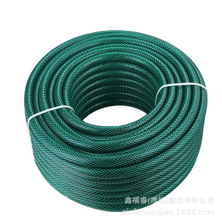 厂家直供 PVC高强度洗涤纤维花园管 1寸25mm 外绿内黑