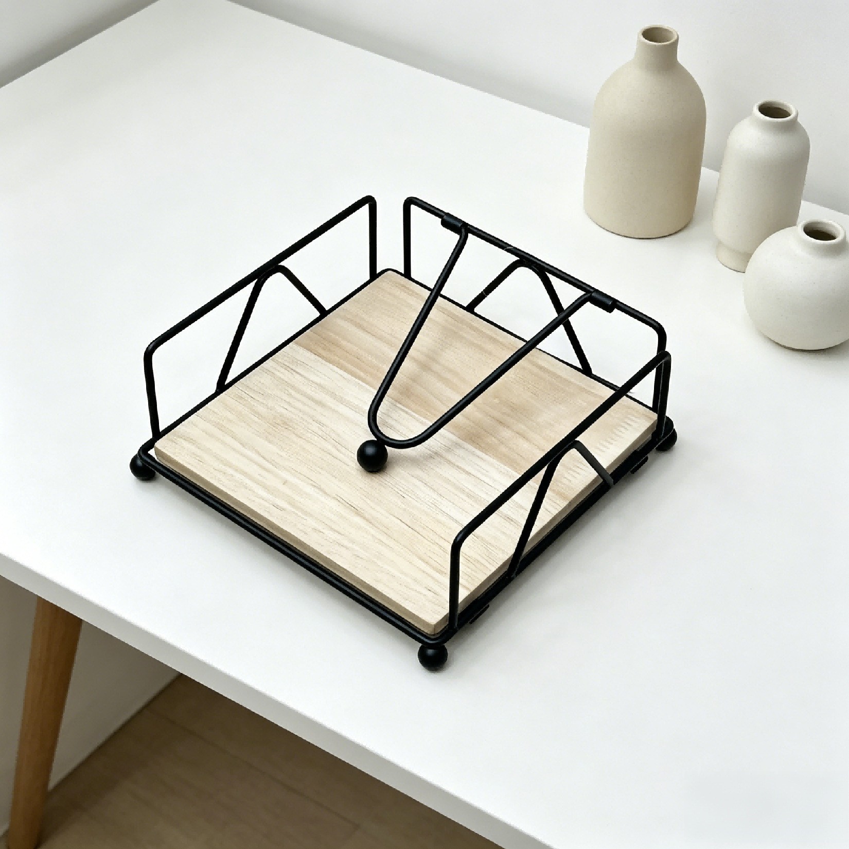SPOT Iron napkin holder Nordic Iron Art Square servilleta titular de mesa metálica toallas de papel titular de toallas de papel image 15