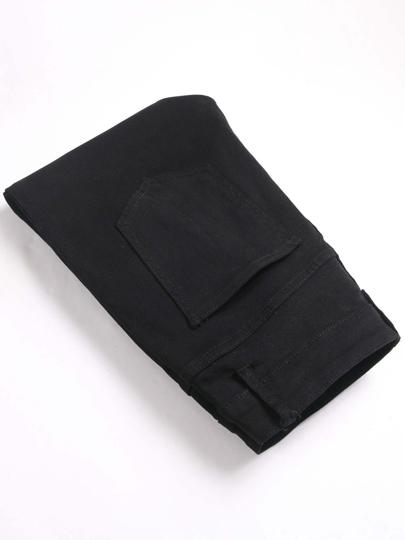 Herren Jeans Mit Strass Im Ripped Design Stretch Für Männer_voghion.com