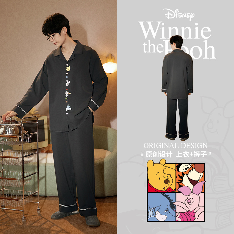 [Beneficios de liquidación] Runma Pijamas Primavera y otoño Mujeres de manga corta Verano Algodón Coral Velvet Hombres Manga larga Seda Pareja Invierno