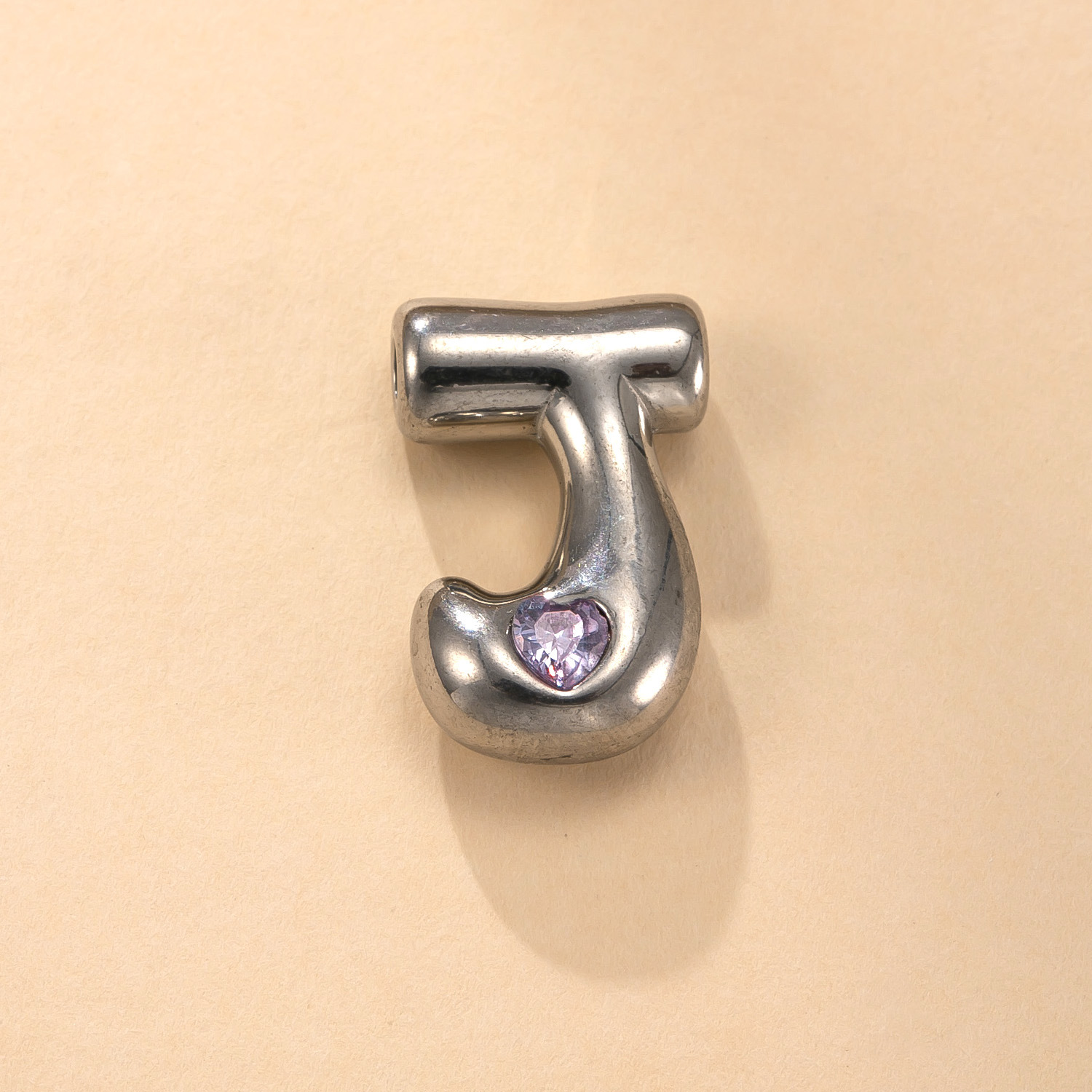 Colgante único transfronterizo de joyería de acero inoxidable fundición con incrustaciones de diamantes de color 26 letras accesorios de collar moda simple pulsera briy