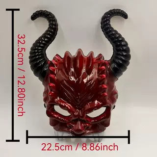 万圣节十二生肖牛头鬼脸面具复活节派对牛魔王表演牛头道具