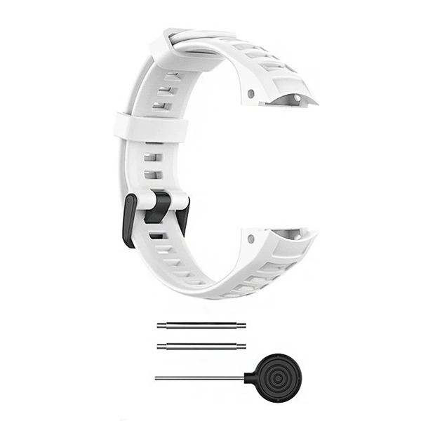 White (black buckle)