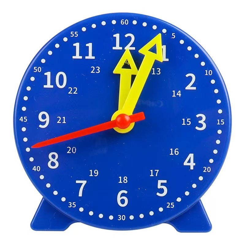 Children's clock model primary school students teaching aids learning clock teaching aids linkage with seal three-pin linkage 10cm