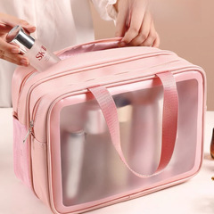 大容量乾濕分離化妝包女便攜化妝品收納包2022新款洗漱包旅行袋子