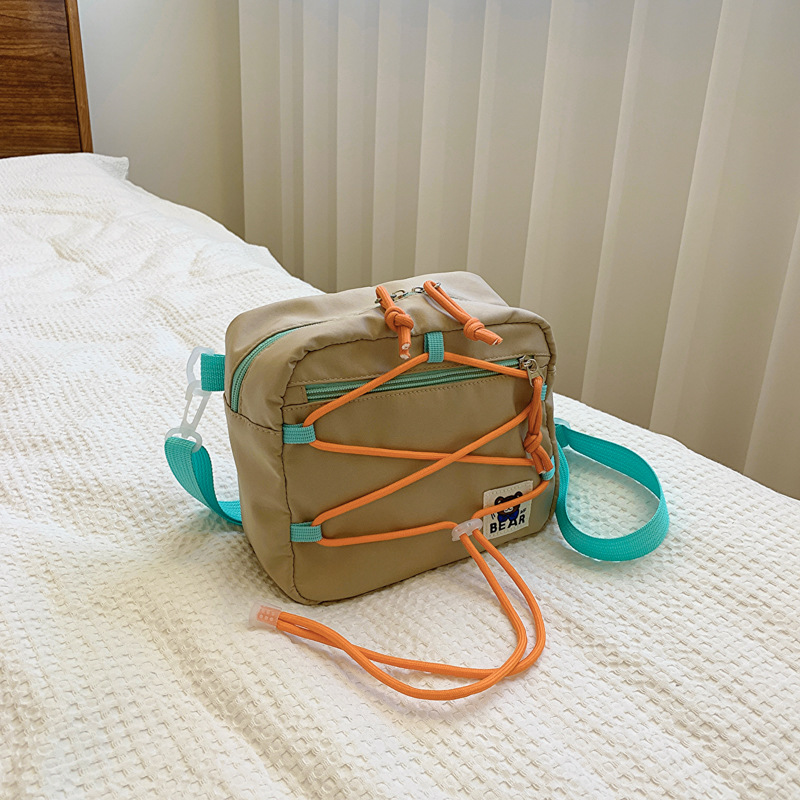 Bolso de mensajero de los niños guapos moda cuerda hombro bolsa Internet celebridad bebé moneda monedero niñas fuera bolso de hombro moda