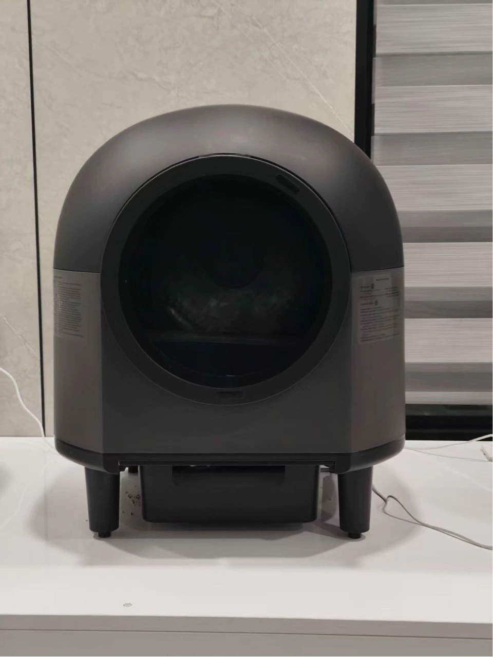 Полностью автоматический ящик для кошачьего туалета, очень большой умный электрический туалет для кошек, закрытая лопата для какашек для предотвращения разбрызгивания песка.