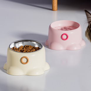 Dog Bowl, Cat Bowl, Pet Drinking Water Octopus Bowl, Large Diameter Cat Food Bowl, Anti-Knock Protection, Cervical Spine Drinking Water Cat Bowl Wholesale