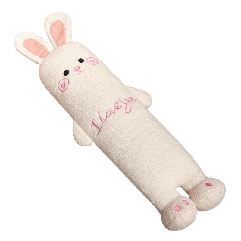 Confesión almohada larga osos juguetes de peluche muñeca de dormir lindo conejo muñeca de tela regalo de cumpleaños para niños mujeres image 5