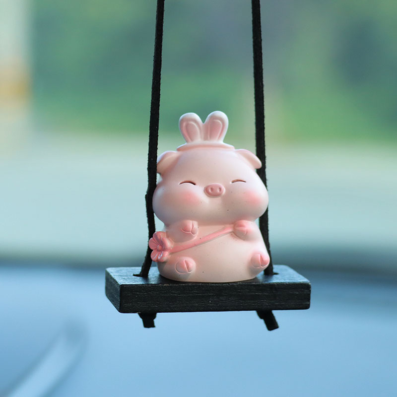 Cross-border e-commerce for creative piggy car interior pendants car ornaments car pendants decorative pendants