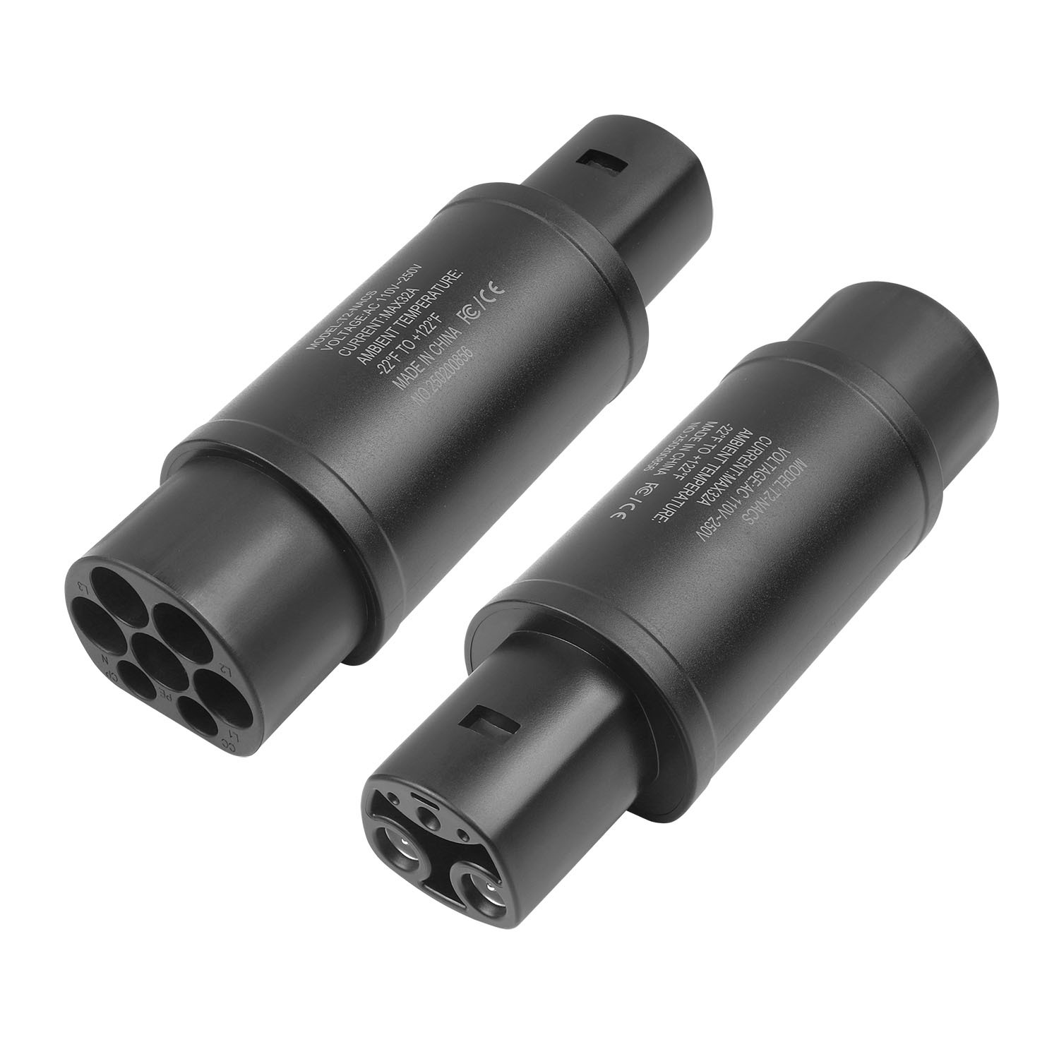 特斯拉 新款充电桩欧标Type2转特斯拉充电枪转接头