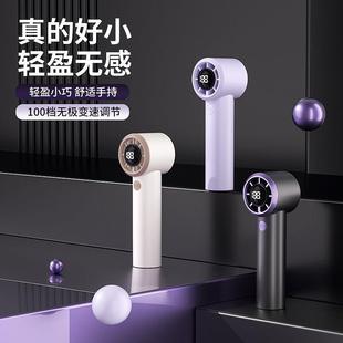 Mini Handheld High-Speed Fan, Strong Wind, High Appearance, Portable Charging, Cooling, Light Sound, 2025 New Model