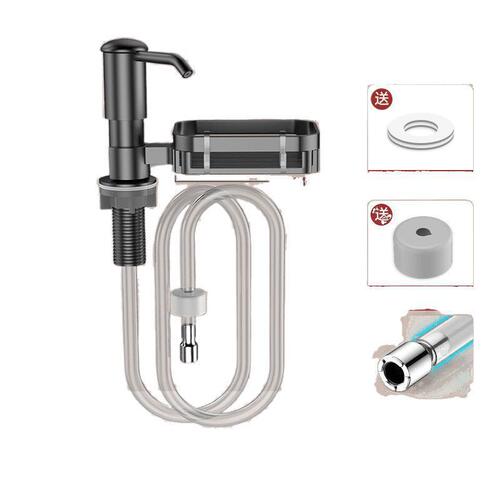 Kitchen detergent sink presser presser vegetable washing household detergent liquid holder shelf extension tube New