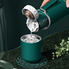 Cooling advanced glass cover stainless steel, handheld cup with glass, keeps constant temperature