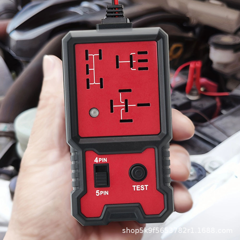 Red Relay Tester 12V Universal Electronic Car Circuit Detector Battery Checker