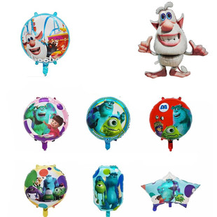 New Monster Aluminum Film Balloon Monster University Children's Toys Decorative Balloon Wholesale