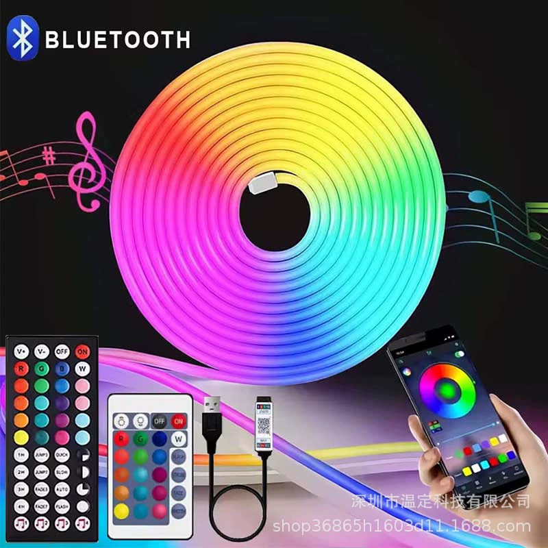 LED waterproof light strip, remote control, lights, 5v, bluetooth