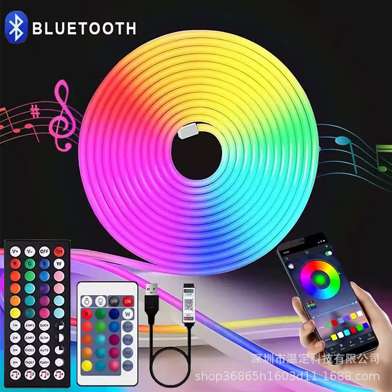 LED waterproof light strip, remote control, lights, 5v, bluetooth