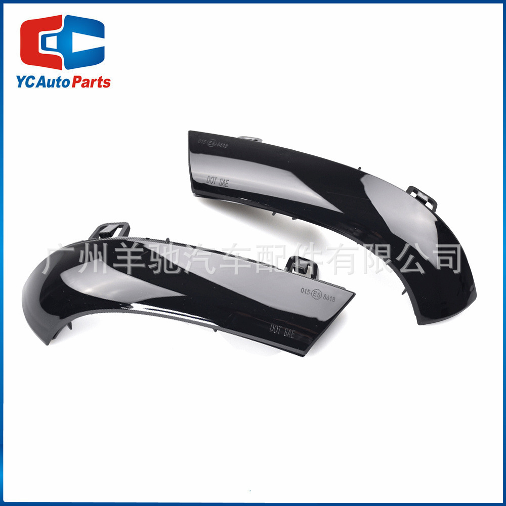 Para Volkswagen Golf 5 Jetta mk5 espejo retrovisor LED dinámico luz amarilla luz corriente agua Luz de señal de giro