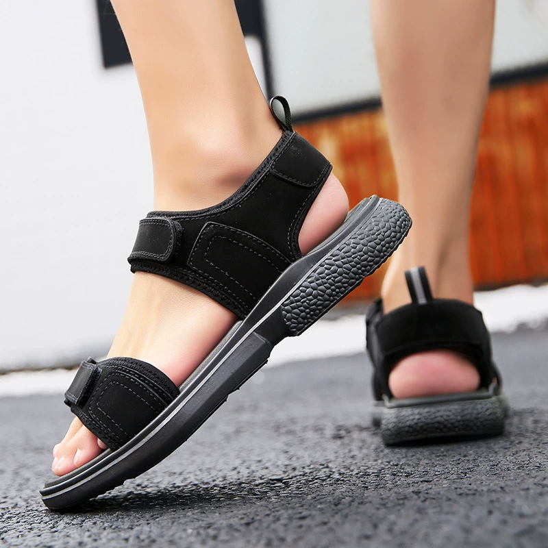 Заводская оптовая трансграничная новая летняя мужская сандалия мужская пляжная обувь дышащая