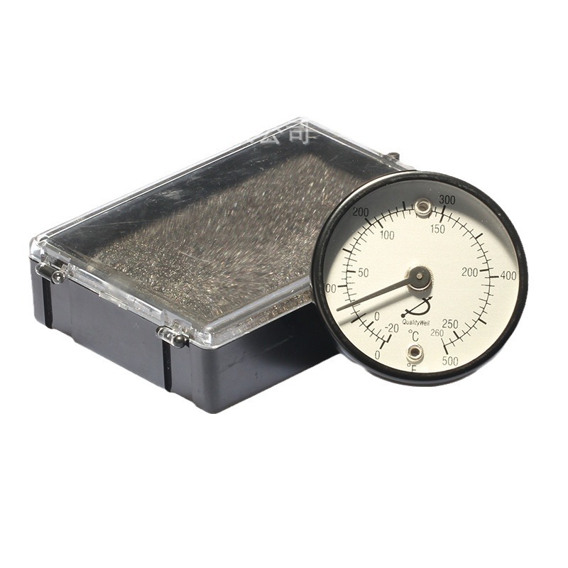 50mm�ܵ���ָ��ʽ˫�����¶ȼ� �����������¶� ST200DM-20/120