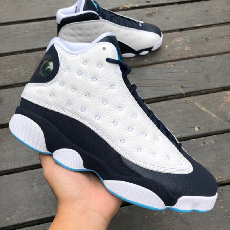 Putian Chunyuan AJ13 alto impacto blanco, verde y negro zapatos de baloncesto para gatos resistentes al desgaste, zapatos de carreras para parejas para hombres y mujeres