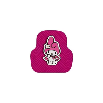 Easy to Clean Floor Mat: Avtomobil döşəmə paspasları - rose-red-cape-my-melody-single-row-silk-loop-5050cm