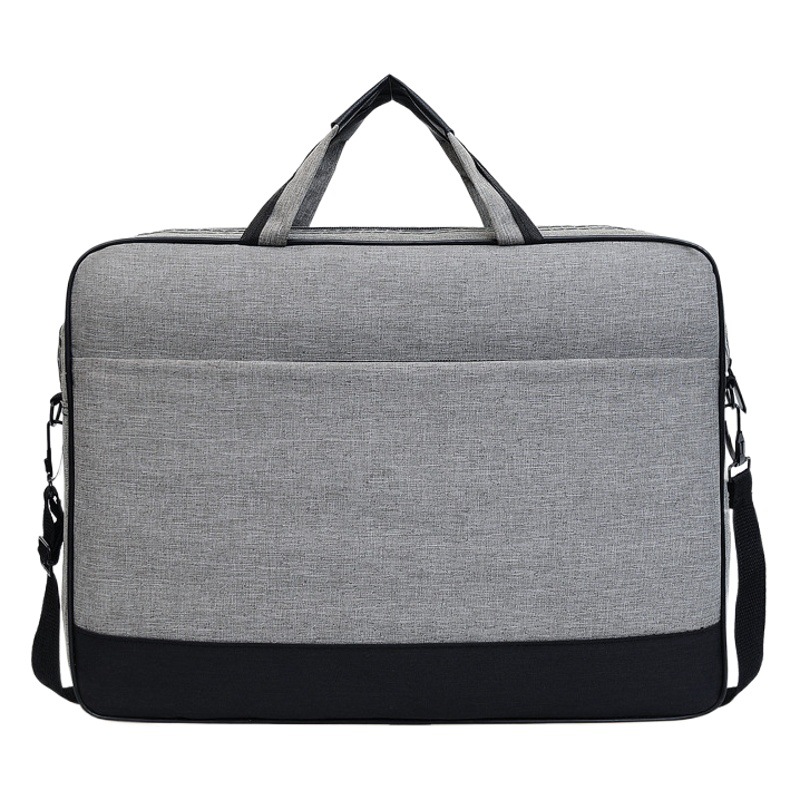 Wholesale men's casual computer bag 15 inch laptop handbag briefcase business commuter shoulder messenger bag