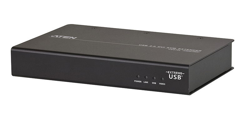 ATEN Hongzheng ce6fiberglass DVI + USBKVM Signal Extender extend 100 m single network cable