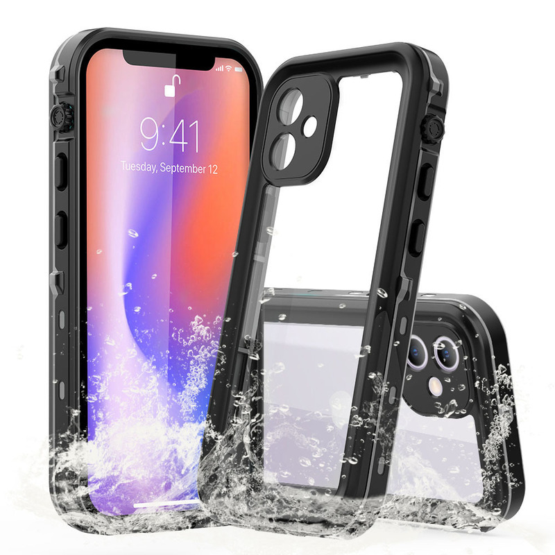 Cross-Border Red Pepper Waterproof Case Suitable for iPhone 12Mini Outdoor Cycling Takeaway Anti-Fall Mobile Phone Case Cover